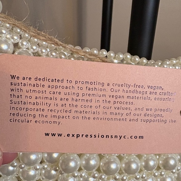 Faux Pearl Beaded Handbag - Picture 5 of 5